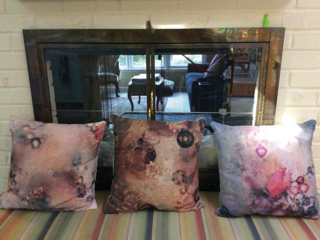 Hand Painted Throw Pillow